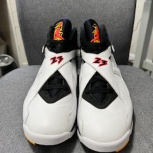 Jordan Sneakers size 10 Men , orange purple black & white